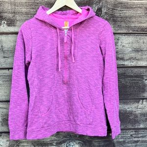 Lucy 1/2 zip hoodie Thumbholes